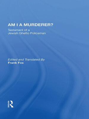 cover image of Am I a Murderer?
